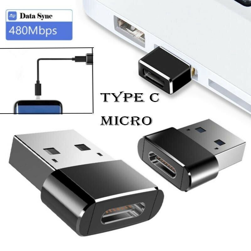 Jual Kabel Adapter Converter Micro Usb Female To Usb 3.0 Male | Shopee Indonesia