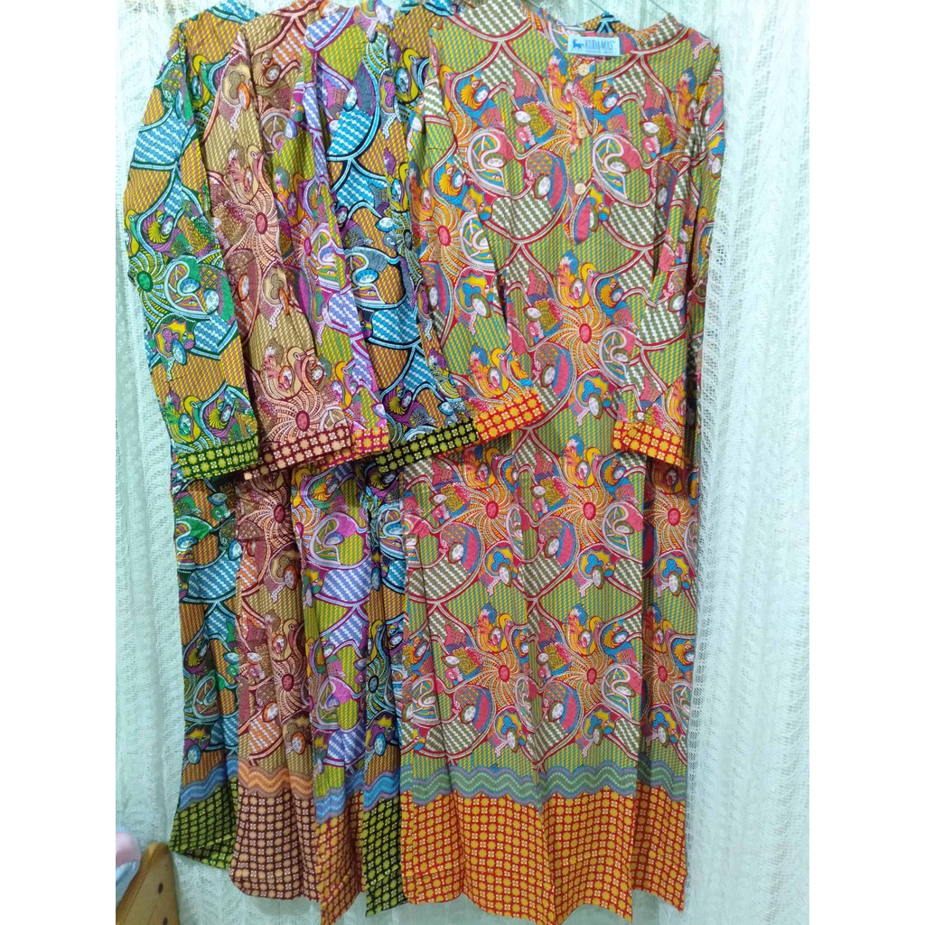 Daster Kuda Mas Lengan Panjang Motif Kekinian Shopee
