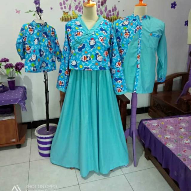 Jual TEGMAERI_SHOP / GAMIS COUPLE KELUARGA / GAMIS DORAEMON  Indonesia|Shopee Indonesia