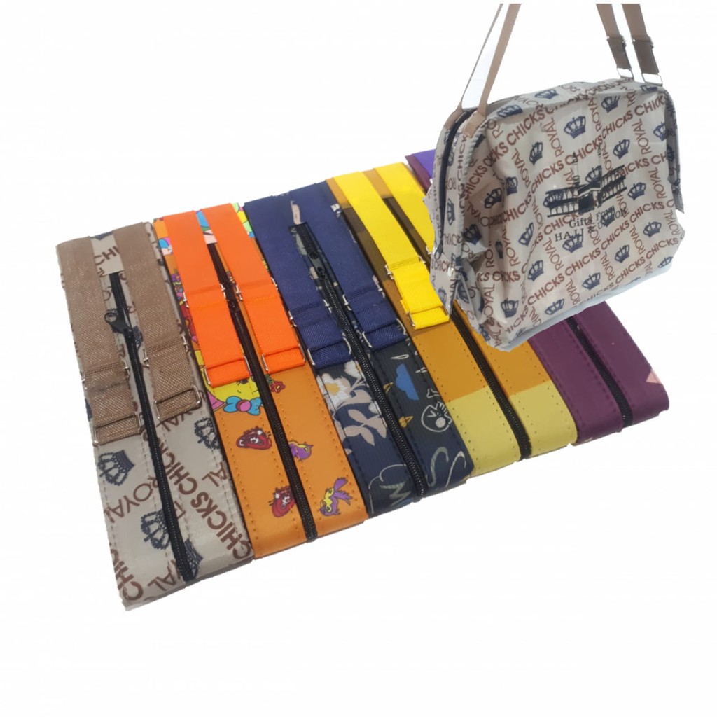TAS LIPAT TENTENG WANITA SOUVENIR BAHAN PARASUT HALUS OLEH OLEH MINI BAG Shopee Indonesia
