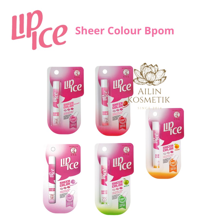 LIP ICE Sheer Colour Bpom by Ailin Kosmetik Shopee Indonesia
