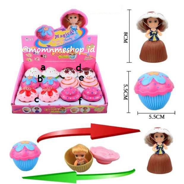 Jual Magical Mini Cupcake Surprise / Mainan Anak Cupcake Isi Boneka Indonesia|Shopee Indonesia