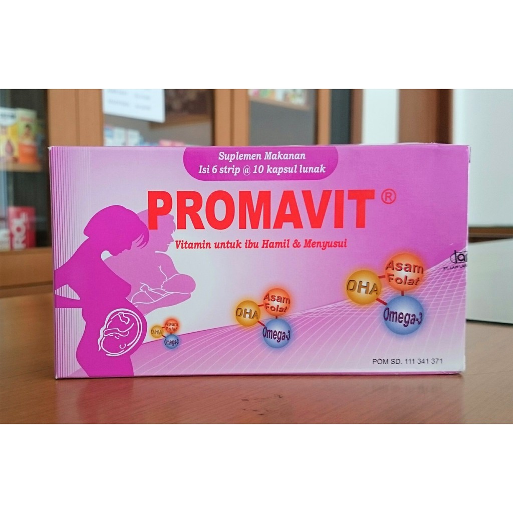 Jual PROMAVIT vitamin Ibu hamil dan menyusui isi 10 kapsul Indonesia