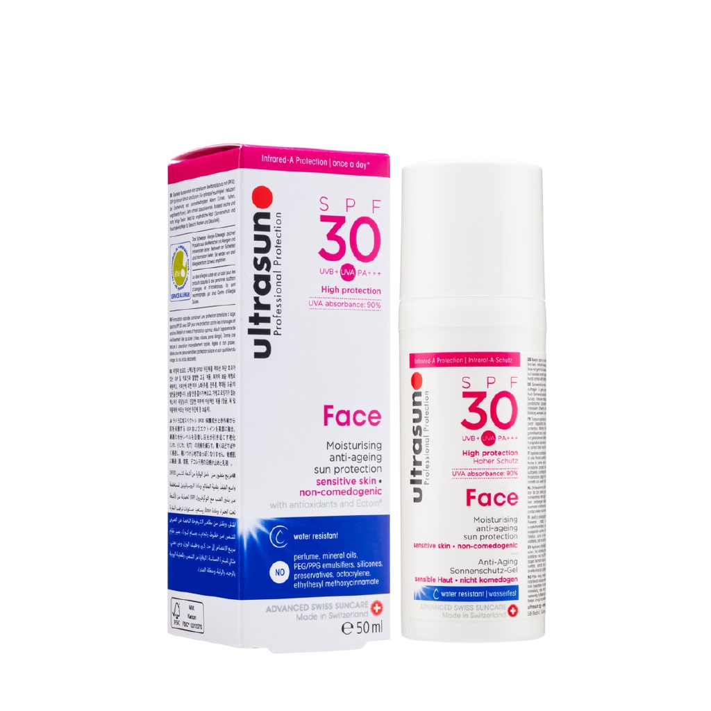 Ultrasun Face AntiAging SonnenschutzGel SPF30 PA+++ 50ml (Pink) eBay