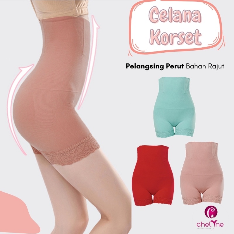 Jual Chelyne Celana Korset C110 Pelangsing Perut Bahan Rajut | Shopee Indonesia