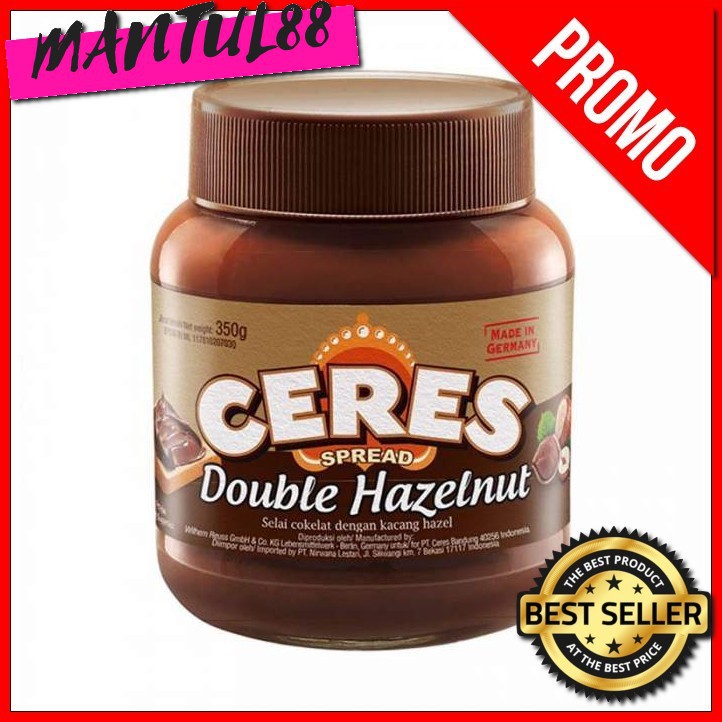 Jual Ceres Spread Choco Double Hazelnut 350Gr Murah Asli Selai Coklat Cokelat Kacang Hazel | Shopee Indonesia