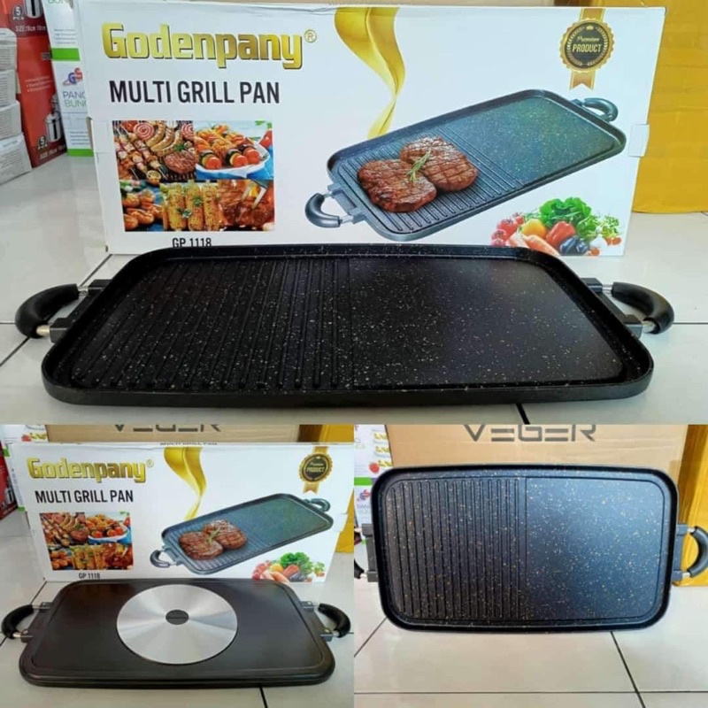 Jual multi grill pan pembakaran segi panjang Shopee Indonesia