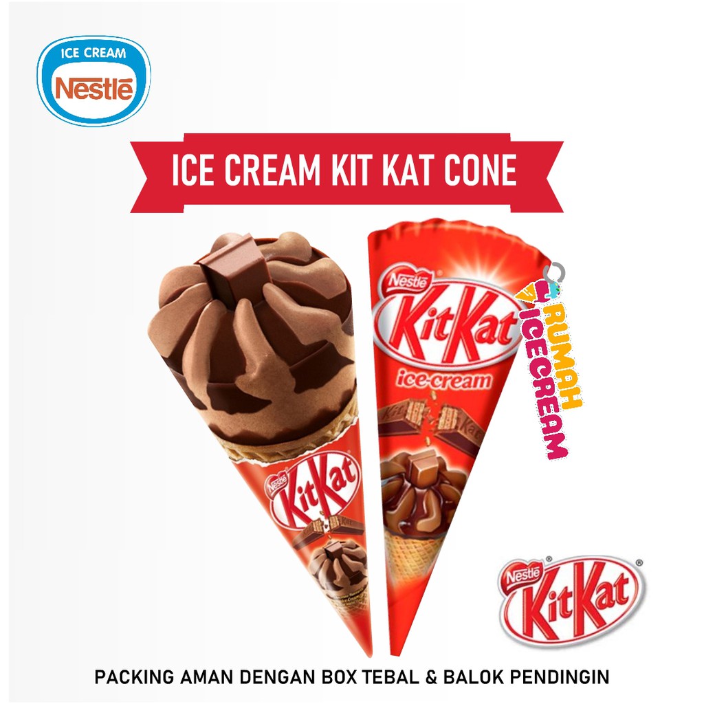 Jual Ice Cream / Es Krim Kit Kat Cone Nestle Shopee Indonesia