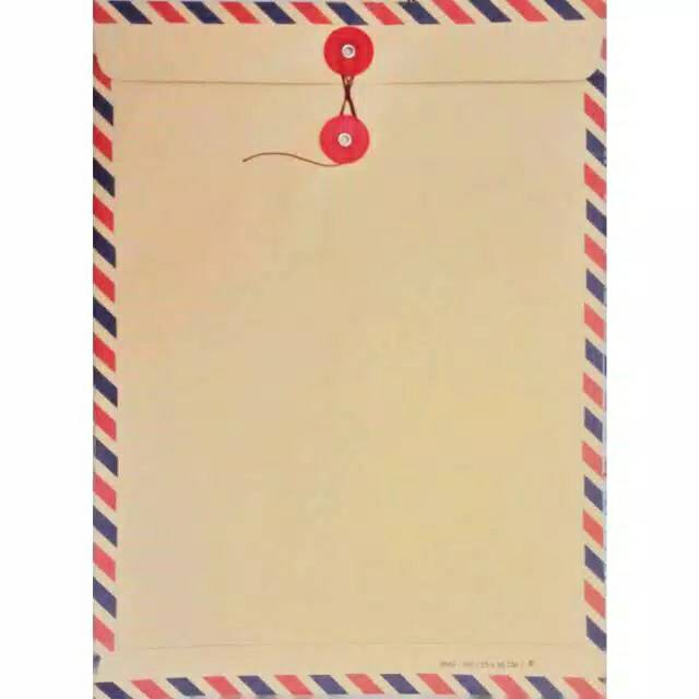 Jual AMPLOP COKLAT AIRMAIL/AMPLOP COKLAT TALI 310 UKURAN F4/AMPLOP