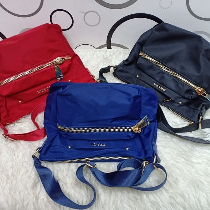 Terbaru Tas Prada Slings Bahan Nylon Semprem MuMerRrRrRrRr Sm3 Shopee Indonesia