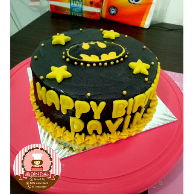 Kue Ulang Tahun Karakter Batman Birthday Kue Ultah Shopee Indonesia