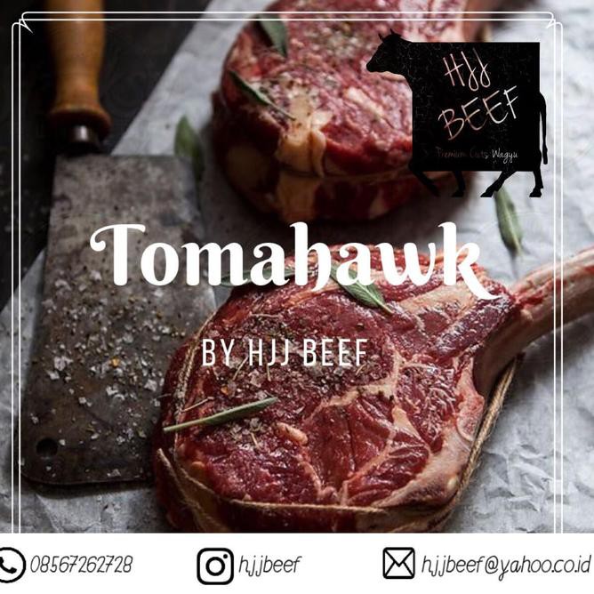 harga grosir' Tomahawk beef black angus (bone in Ribeye) , Shopee