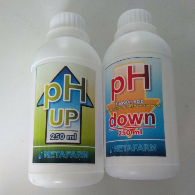 Jual Paket ph up dan ph down 250 ml untuk hidroponik
