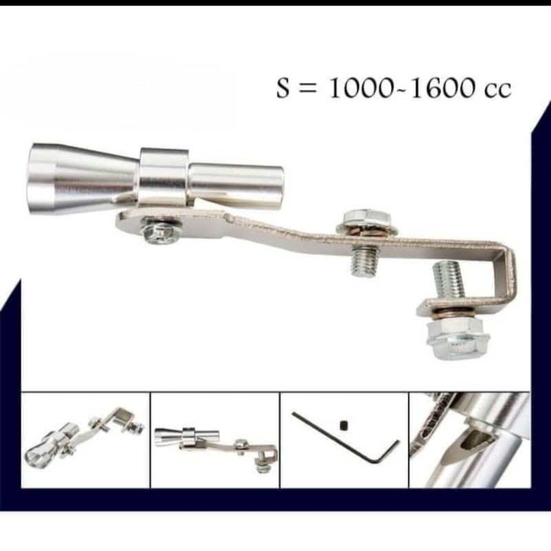 Jual Turbo Whistle size S Ciptakan siulan khas mobil turbo silver