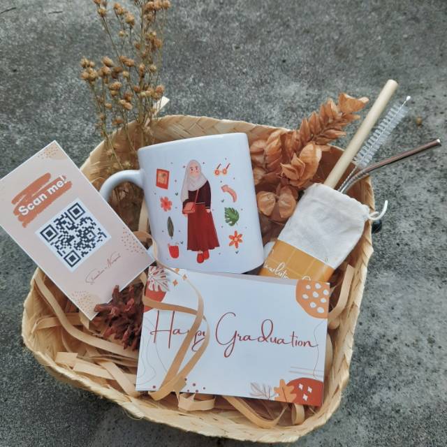 Hampers mug / kado wisuda / hadiah ulangtahun/ hadiah