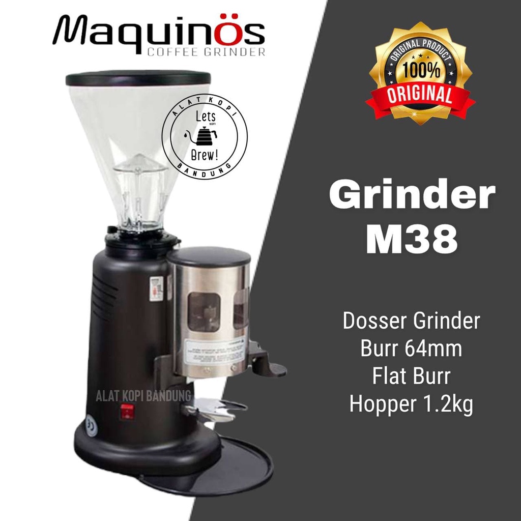 Jual Grinder Maquinos Doser M38 / Grinder Espresso Maquinos M38 Doser Shopee Indonesia