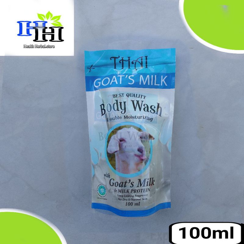 Jual Thai goat milk body wash sabun cair 100ml Shopee Indonesia