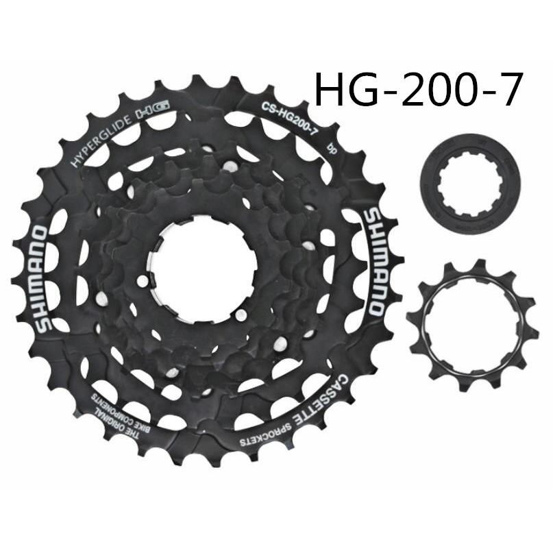 Jual Import Shimano Cs-Hg200-7 7 Speed 12-28T 12-32T Bike Cassette 7S 28T 32T Mtb Bicycle | Shopee Indonesia