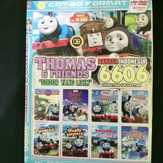 Kaset dvd film thomas movie collection bahasa indonesia