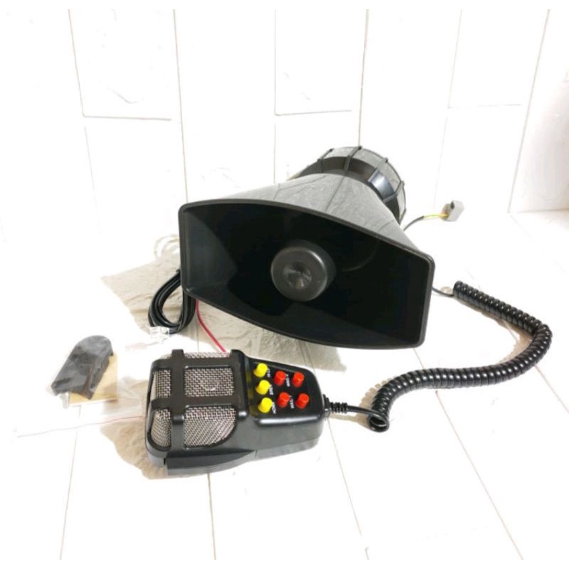 Jual Klakson TOA 7 Suara 12 Volt + Microphone Universal Indonesia
