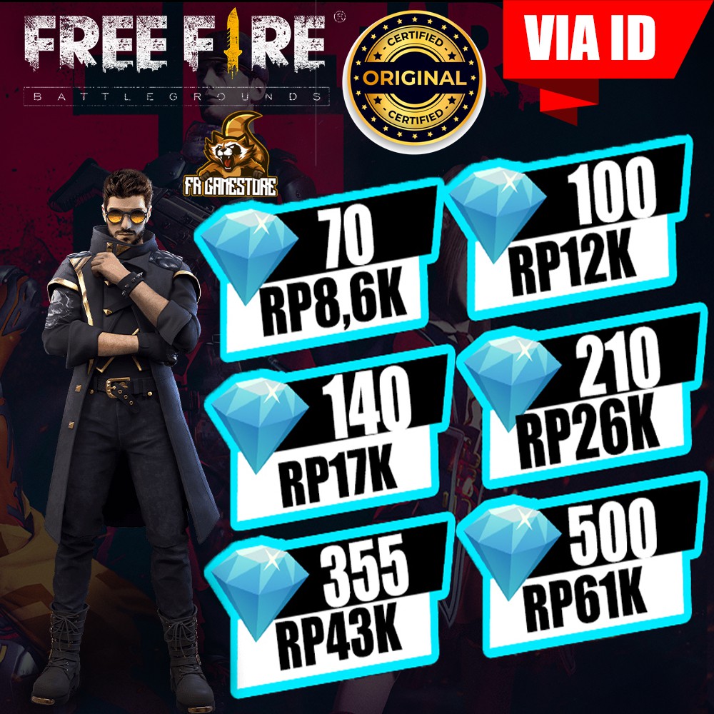 [harga reseller &Termurah di Shopee] TOP UP MURAH DM FF.. TOPUP DIAMON