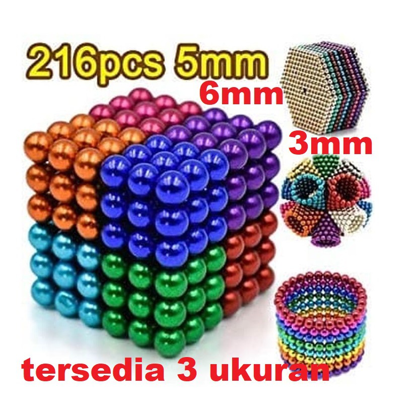 Ball Warna Warni 216pcs Buckyballs Bola Shopee Indonesia