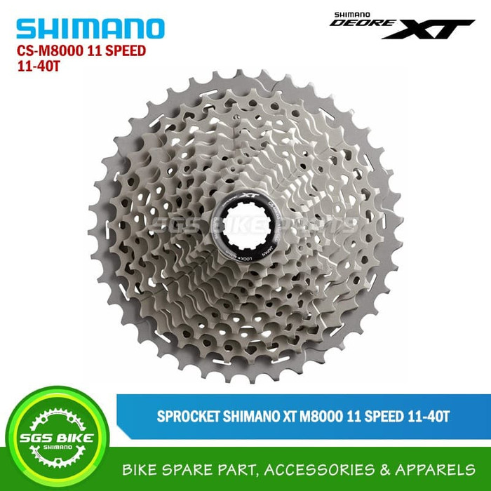 Jual Sprocket Shimano Deore Xt M8000 11 Speed 11-40T Sproket Xt 40T | Shopee Indonesia