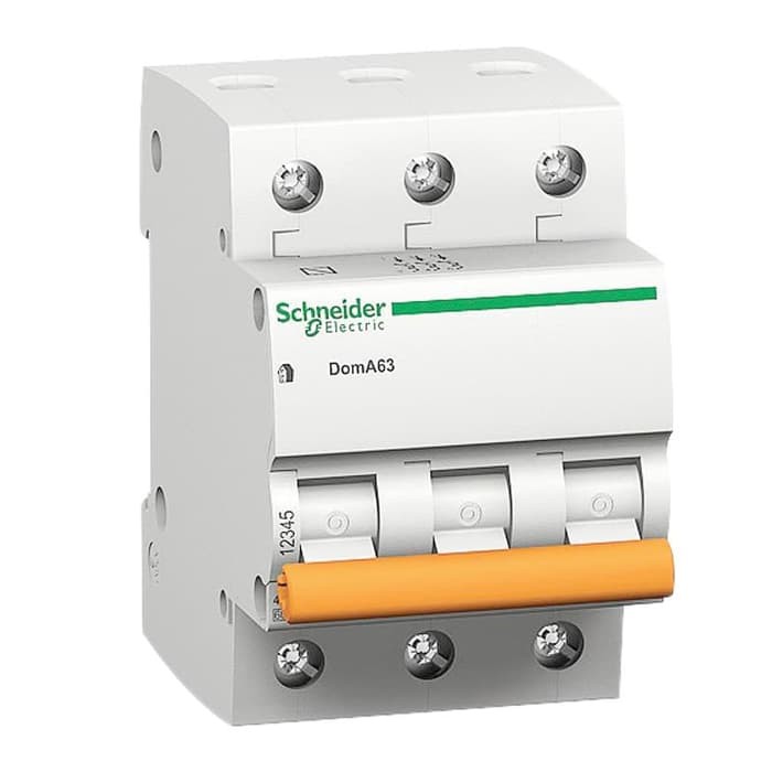SCHNEIDER MCB DOMAE 3P 6A / 3 PHASE 6 AMPERE SNI DOM11347SNI | Shopee  Indonesia
