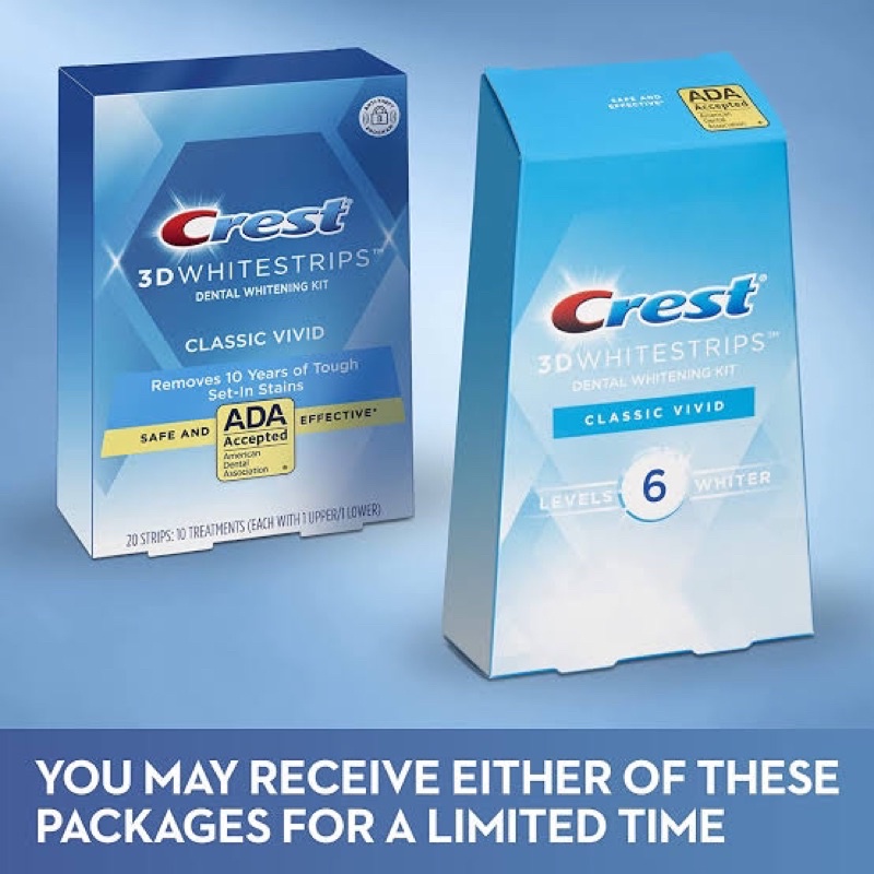 Jual Crest 3D Whitestrips Whitening Kit - Made In Usa | Shopee Indonesia