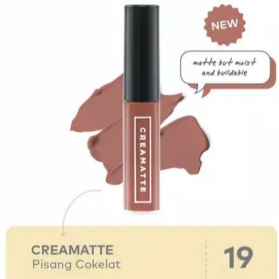 Jual Emina Creamatte Lip Cream | Emina Pisang Coklat | Shopee Indonesia