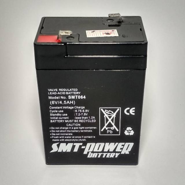 Jual Battery Dan Accu Mobil Mobilan Aki Mainan Anak 6 Volt 4.5 Amper Motor Remote Control 6Volt 4A | Shopee Indonesia