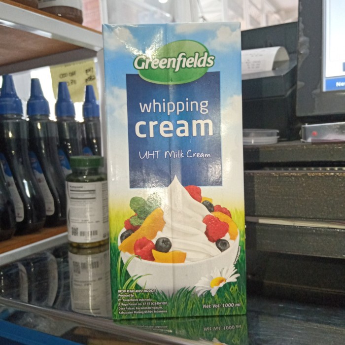 Jual Krim Greenfield Whipping Cream Cair Dairy 1Ltr Krim. Shopee Indonesia