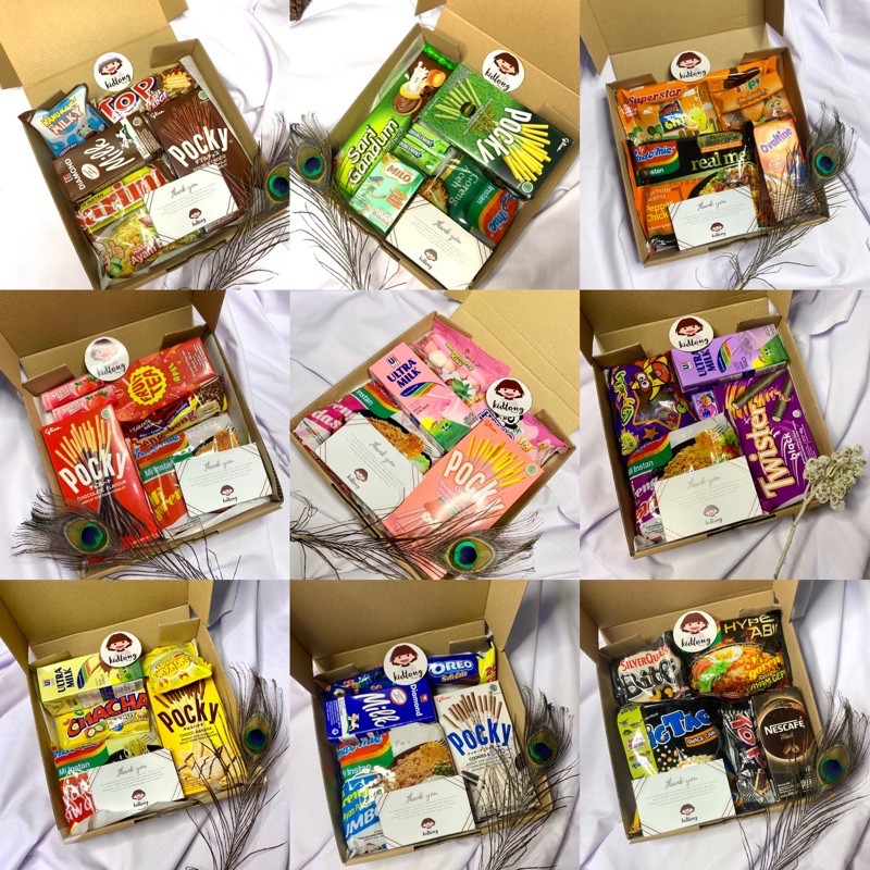 GIFT BOX BIRTHDAY / GRADUATION / ANNIVERSARY / SNACK BOX