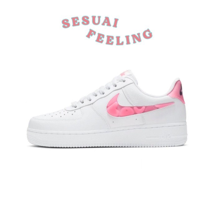 Jual Nike Air Force 1 Se Love For All White Pink Original | Shopee Indonesia