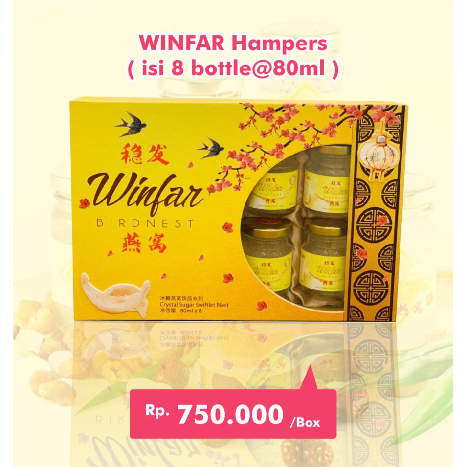 Jual Winfar Minuman Sarang Burung Walet bird nest drink Hampers package