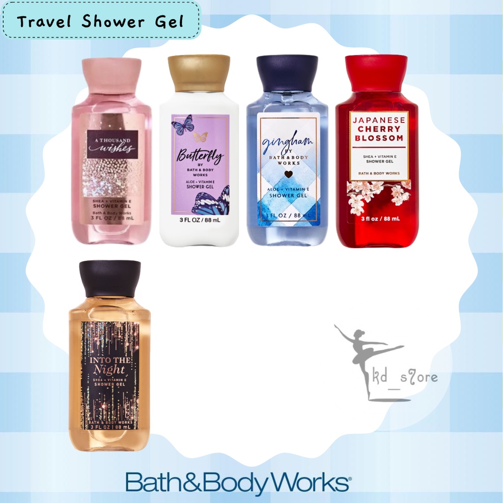 Jual BBW Shower Gel Travel Size 88ml Bath & Body Works Shopee Indonesia