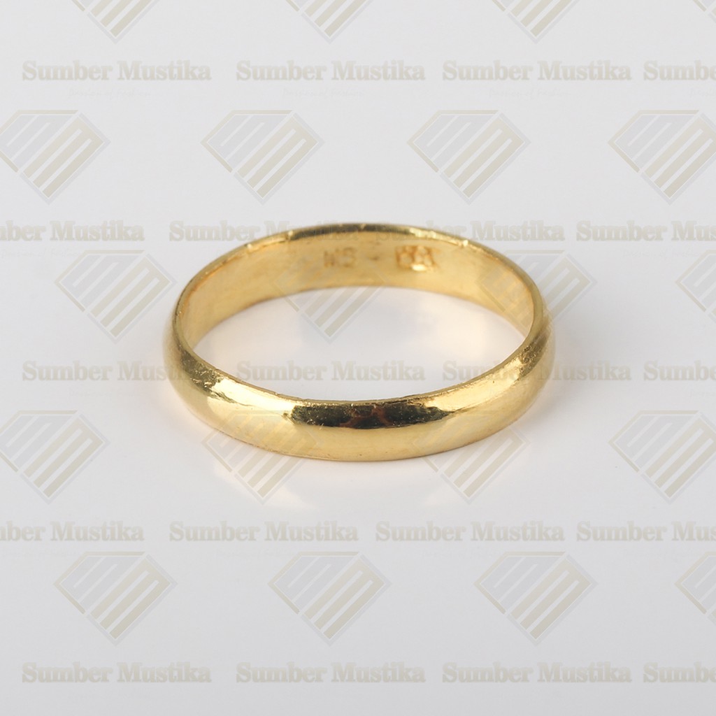 Jual Cincin Emas Kawin Model Ring Polos 24 Karat Shopee Indonesia(04)
