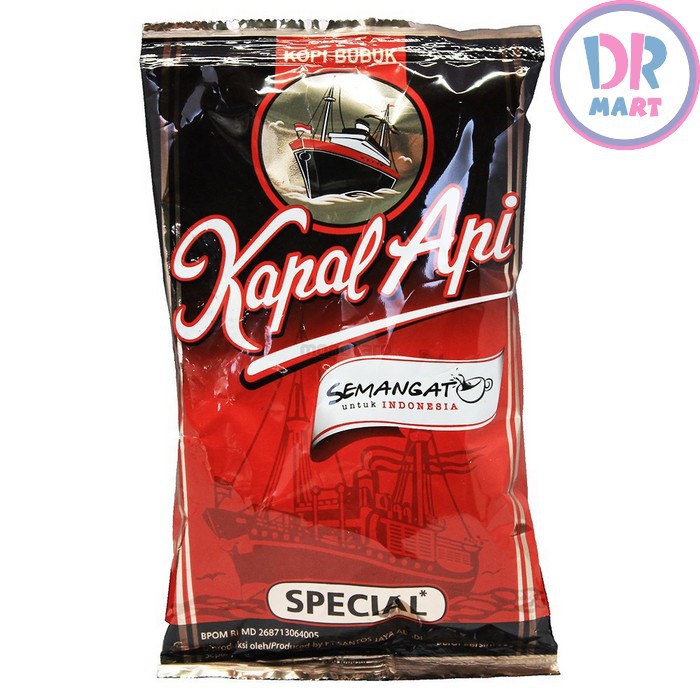 Jual Kopi Kapal Api Sachet Kopi Bubuk Tanpa Gula 30GR Shopee Indonesia