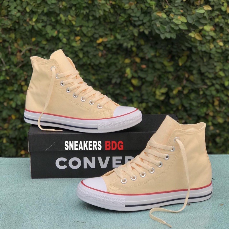 Jual Sepatu Converse Chuck Taylor All Star Ox Beige Classic High | Shopee Indonesia