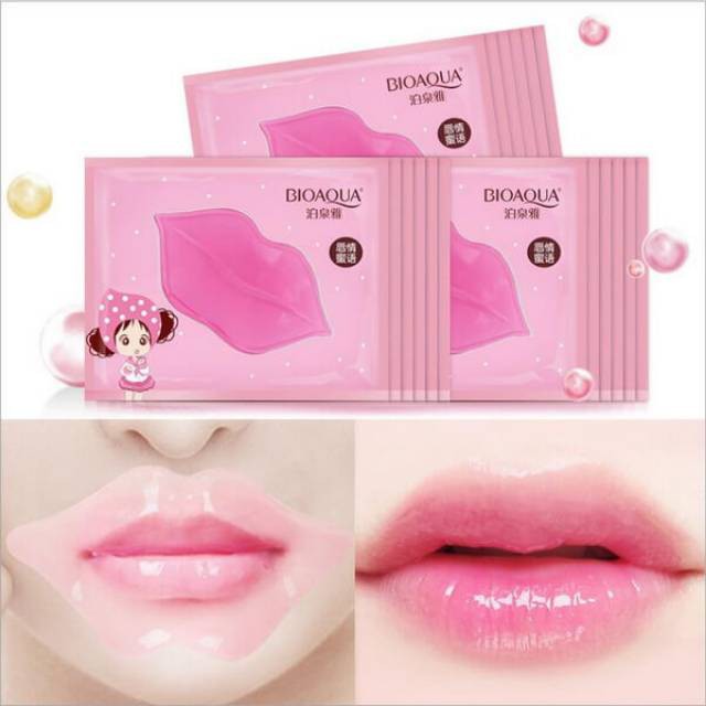 BIOAQUA LIPS MASK MASKER BIBIR COLLAGEN NOURISH LIP MASK PINK LIP BALM Shopee Indonesia