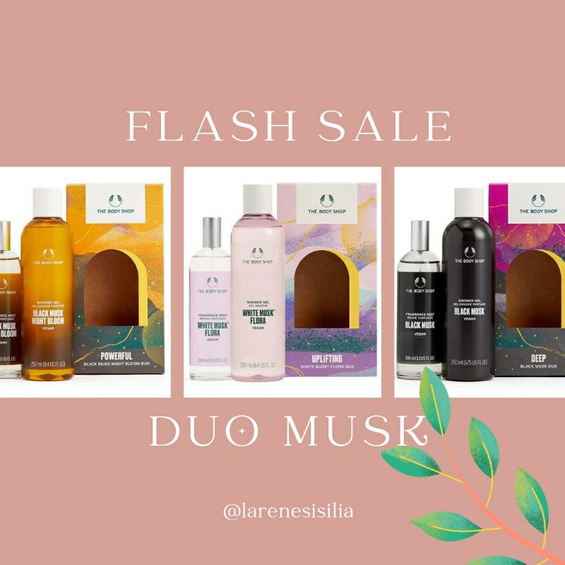 Jual The Body Shop Hampers Gift Set Duo Musk Shopee Indonesia