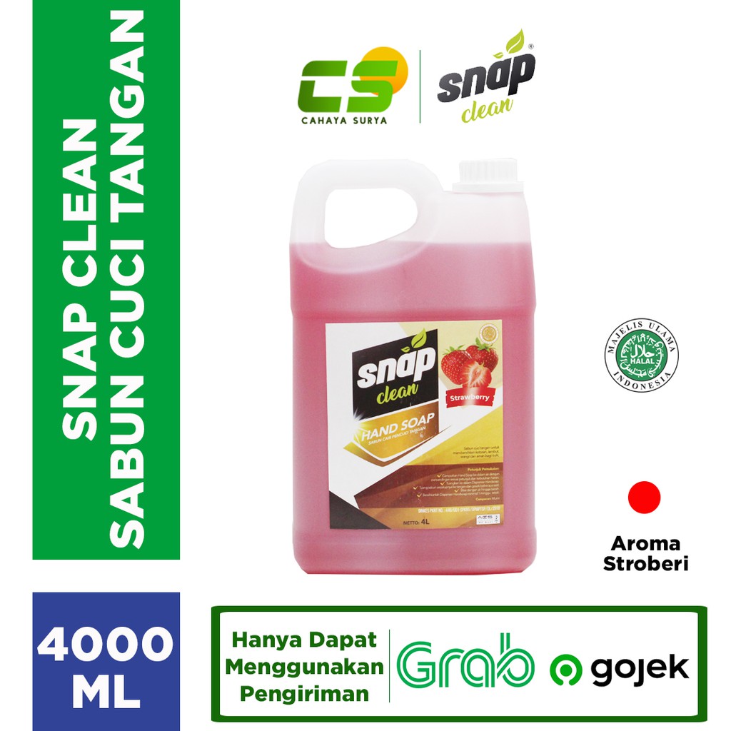 SNAP CLEAN HAND SOAP SABUN CUCI TANGAN 4L (HANDSOAP) Shopee Indonesia