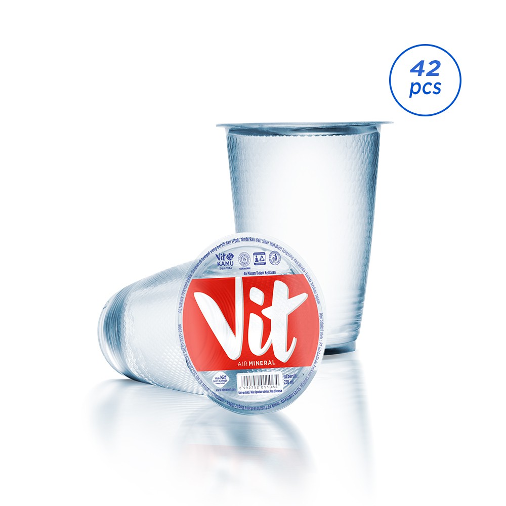 Vit Air Mineral 220ml (42 cup) Shopee Indonesia