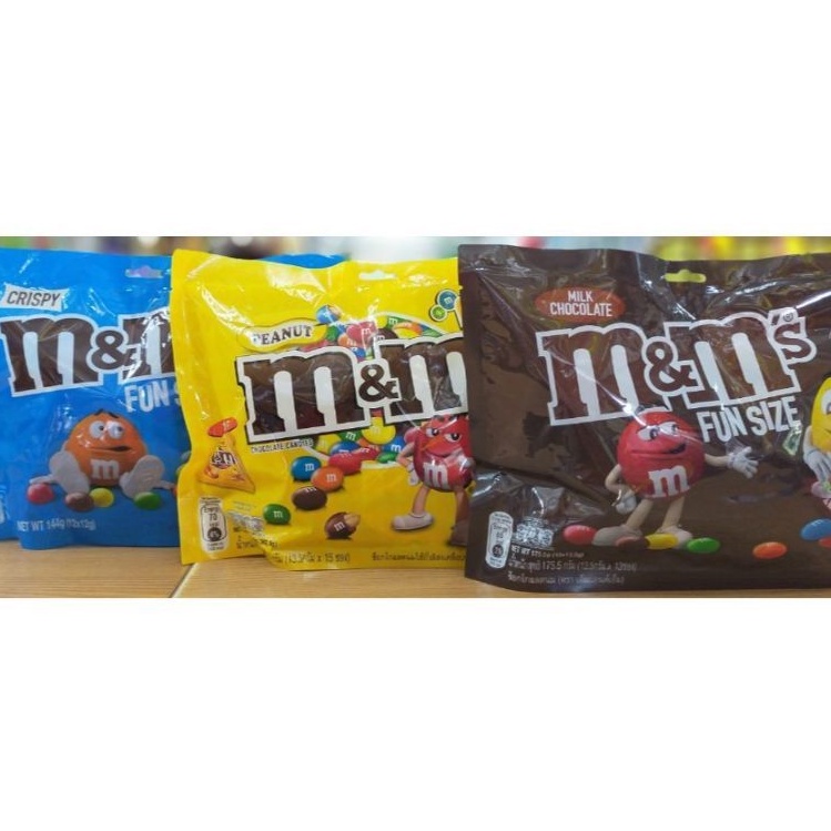 Jual HALAL M&M's Fun Size Crispy Milk Chocolate isi 13 M&M Import