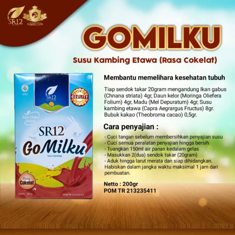 Jual Gomilku Sr12/ Susu Etawa Rasa Coklat/ Penggemuk Badan!! | Shopee Indonesia
