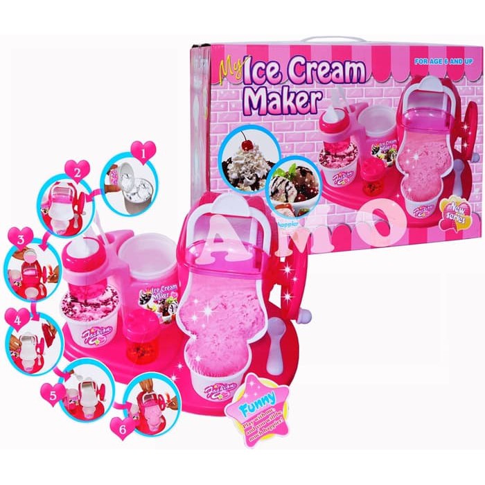 Jual Mainan Anak My Ice Cream Maker - Alat Pembuat Ice Cream Indonesia|Shopee Indonesia