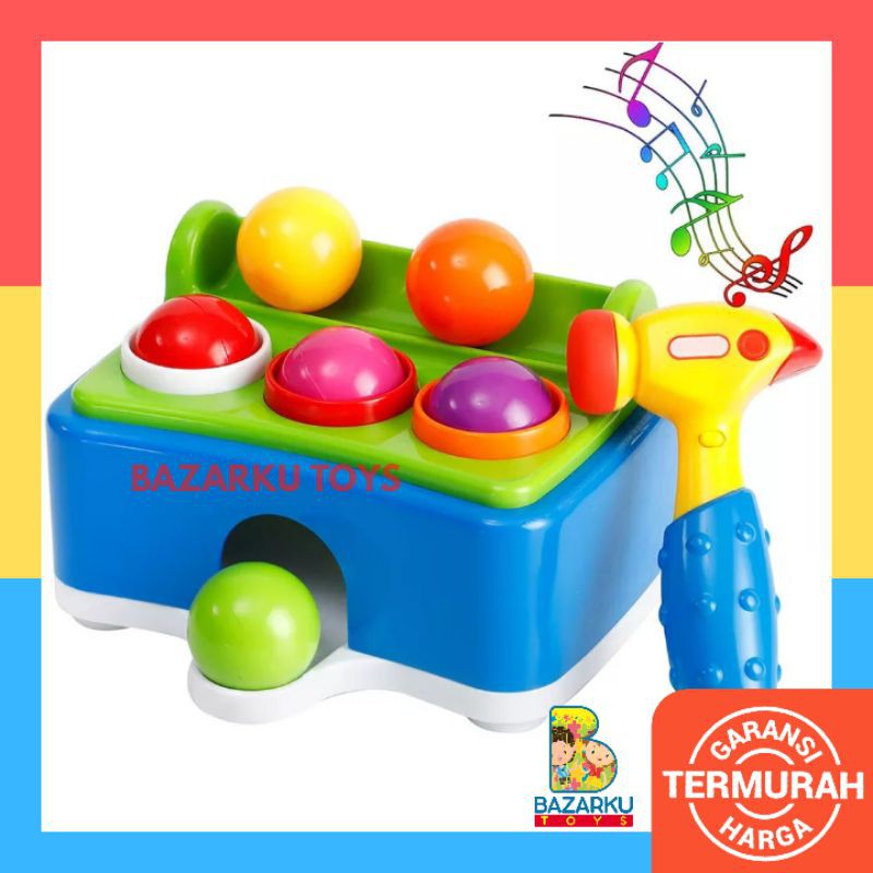 Jual Mainan Anak Hammer Table Ball Toys Mainan Bayi Mainan Bola Anak Mainan Anak Bayi Sensory Toys | Shopee Indonesia