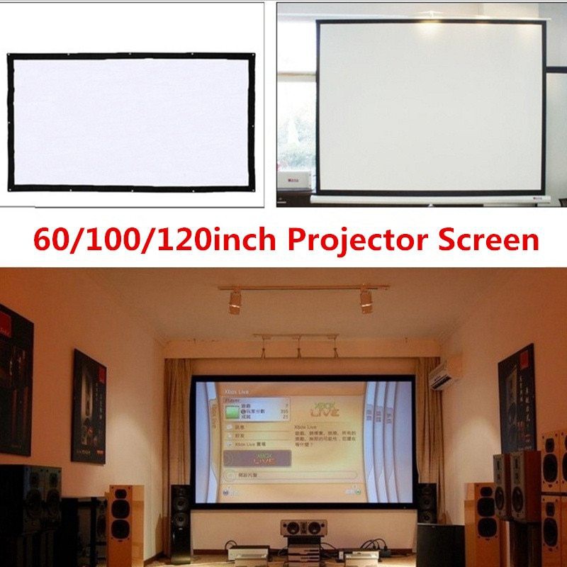 Layar Proyektor 120 inch, ukuran 266 cm x 150 cm (Screen Projector) |  Shopee Indonesia