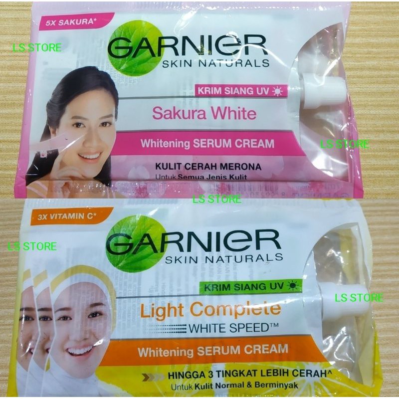 Jual GARNIER CREAM DAY UV WHITENING KRIM SIANG FOAM SAKURA WHITE LIGHT