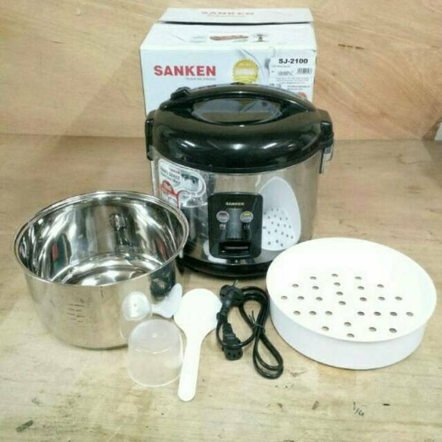 Jual sanken rice cooker full stainless ukuran 1.8L Shopee